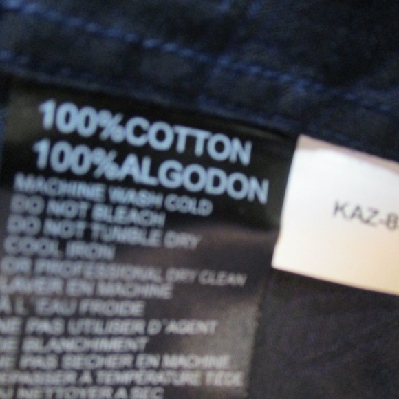 Bogosse Mens Blue Print Button Front Shirt New - Picture 6 of 8